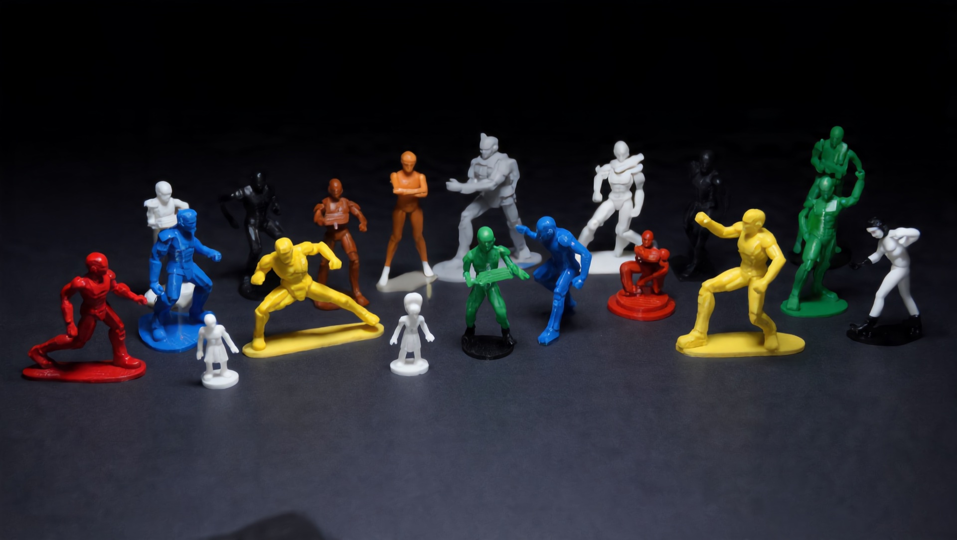 Action figures impressos em 3D MaXX3D TECH